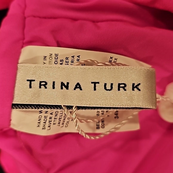 💕TRINA TURK💕 Monaco One Piece Bandeau ~ Pink Pop 2 NWT - Picture 9 of 12